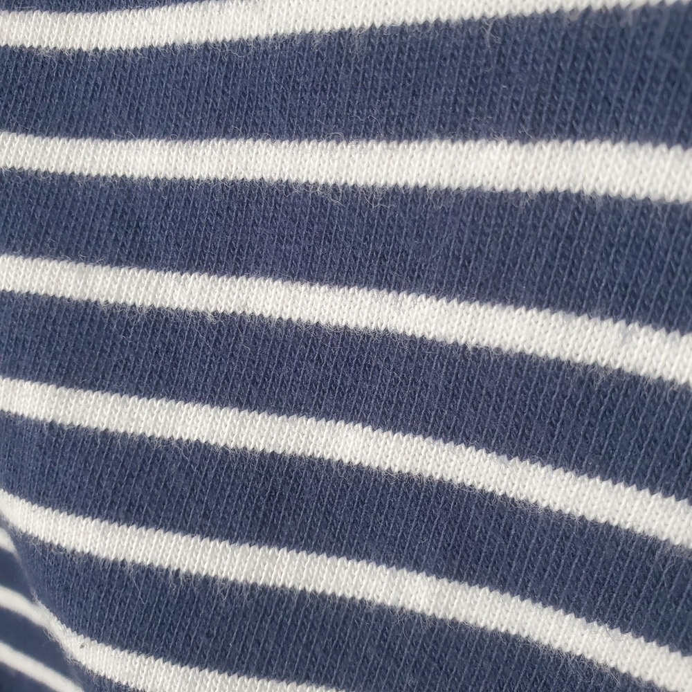 GAP Navy & White Stripe Boatneck Oversize Tunic Cotton Top Long Sleeve Shirt XXL - Picture 6 of 12